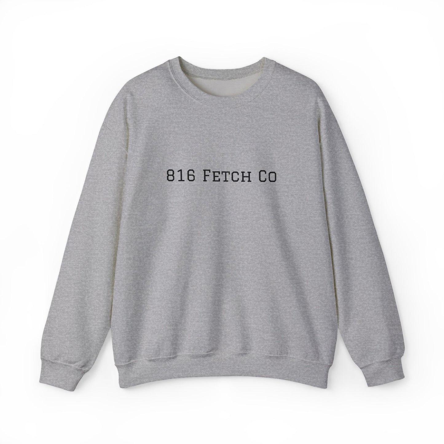 816 Fetch Co. Embroidered Crewneck Sweatshirt