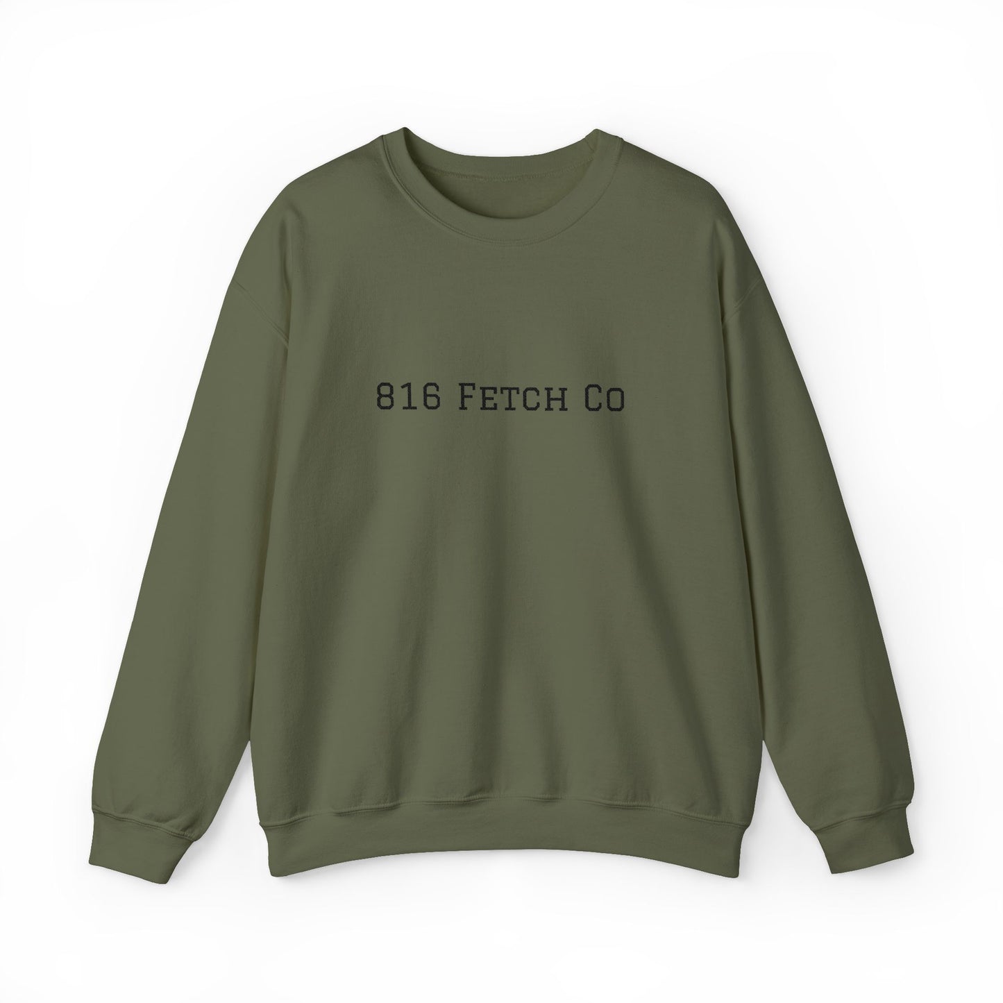 816 Fetch Co. Embroidered Crewneck Sweatshirt