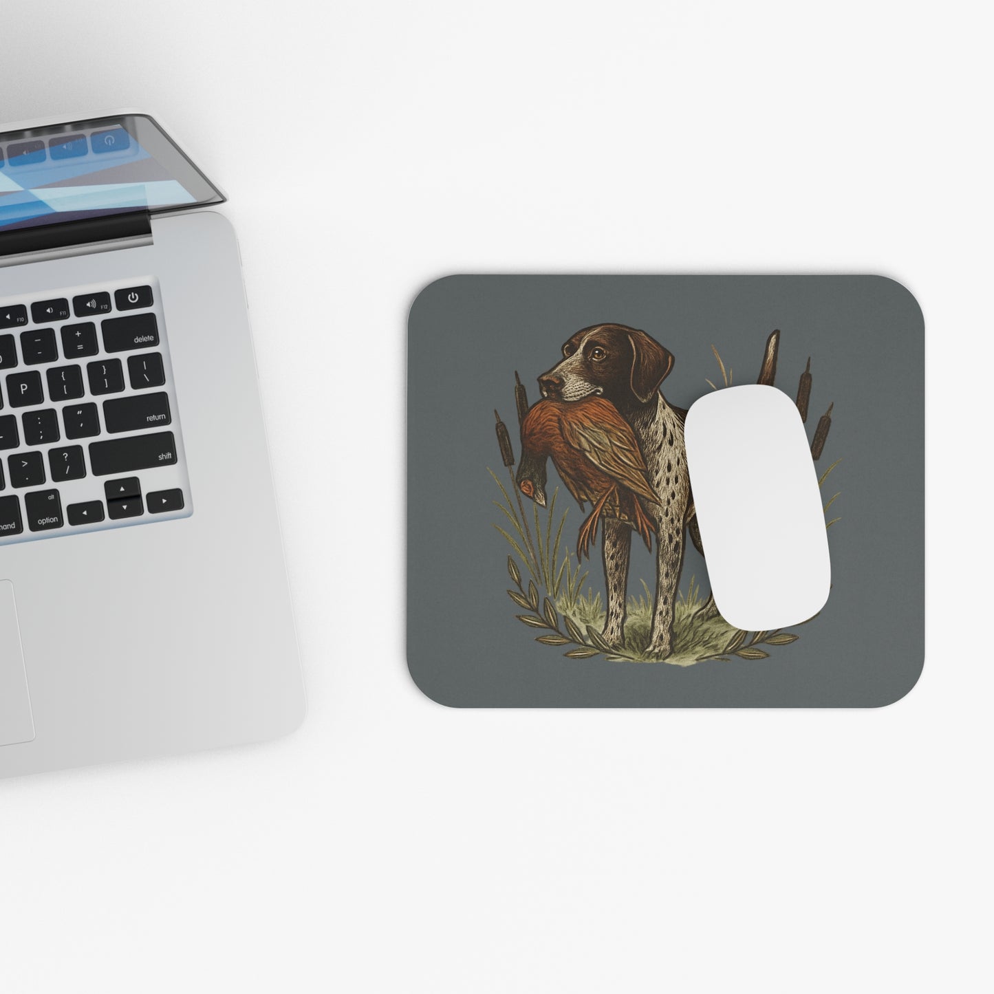 Hunting Dog  — Rustic GSP Desk Mat for Hunters