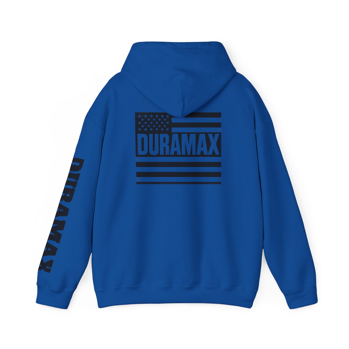 Duramax Flag Hoodie - Unisex Heavy Blend Sweatshirt, Perfect for Outdoor Activities, Casual Wear, Gifts for Truck Lovers, Patriotic [...]