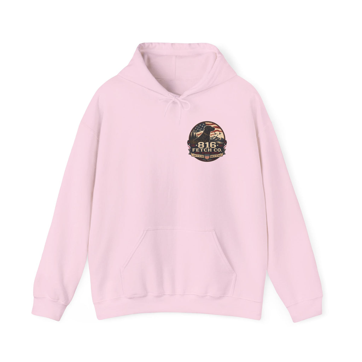 Patriotic Black Lab 816 Fetch Co. Sweatshirt- Comfort Colors