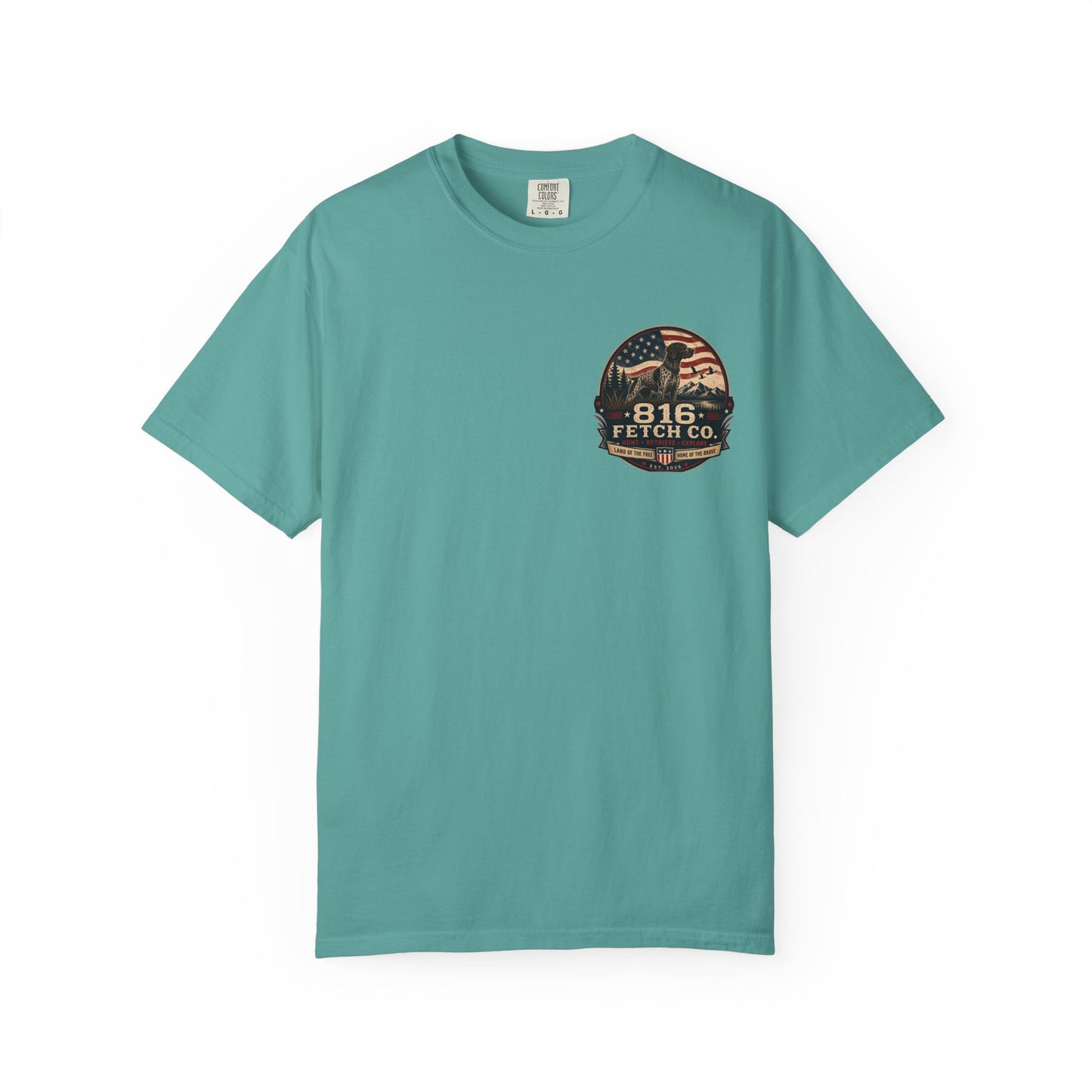 Patriotic GSP 816 Fetch Co. T-Shirt - Comfort Colors