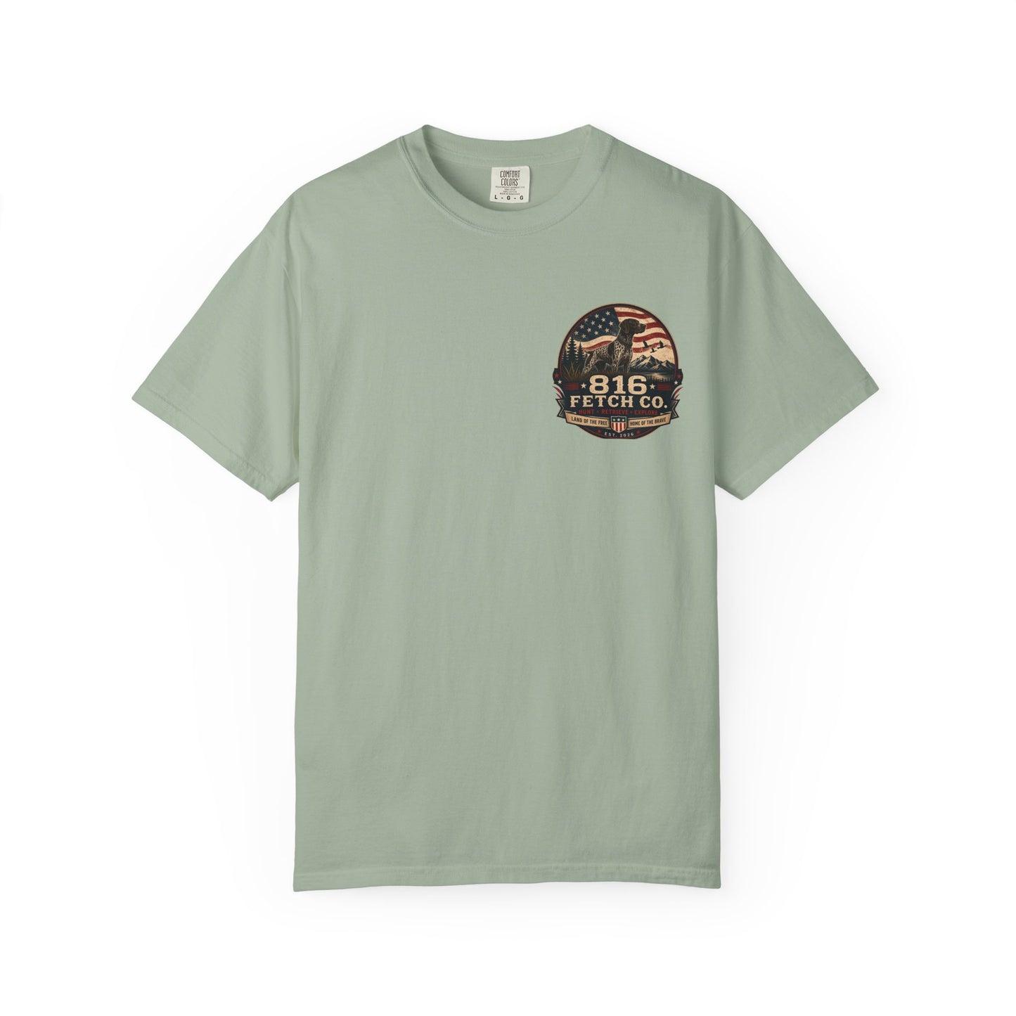 Patriotic GSP 816 Fetch Co. T-Shirt - Comfort Colors