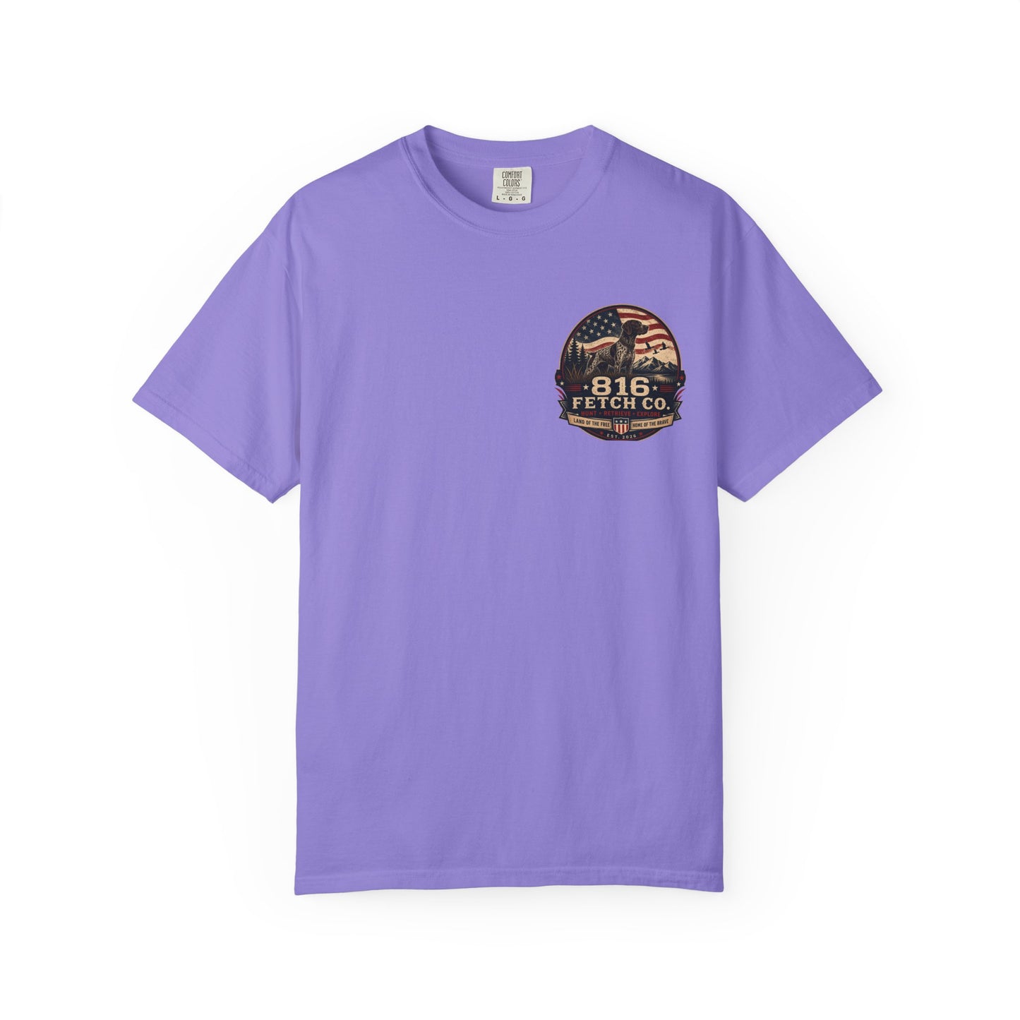 Patriotic GSP 816 Fetch Co. T-Shirt - Comfort Colors