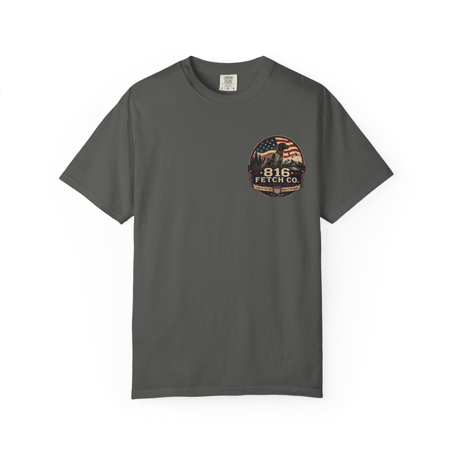 Patriotic GSP 816 Fetch Co. T-Shirt - Comfort Colors