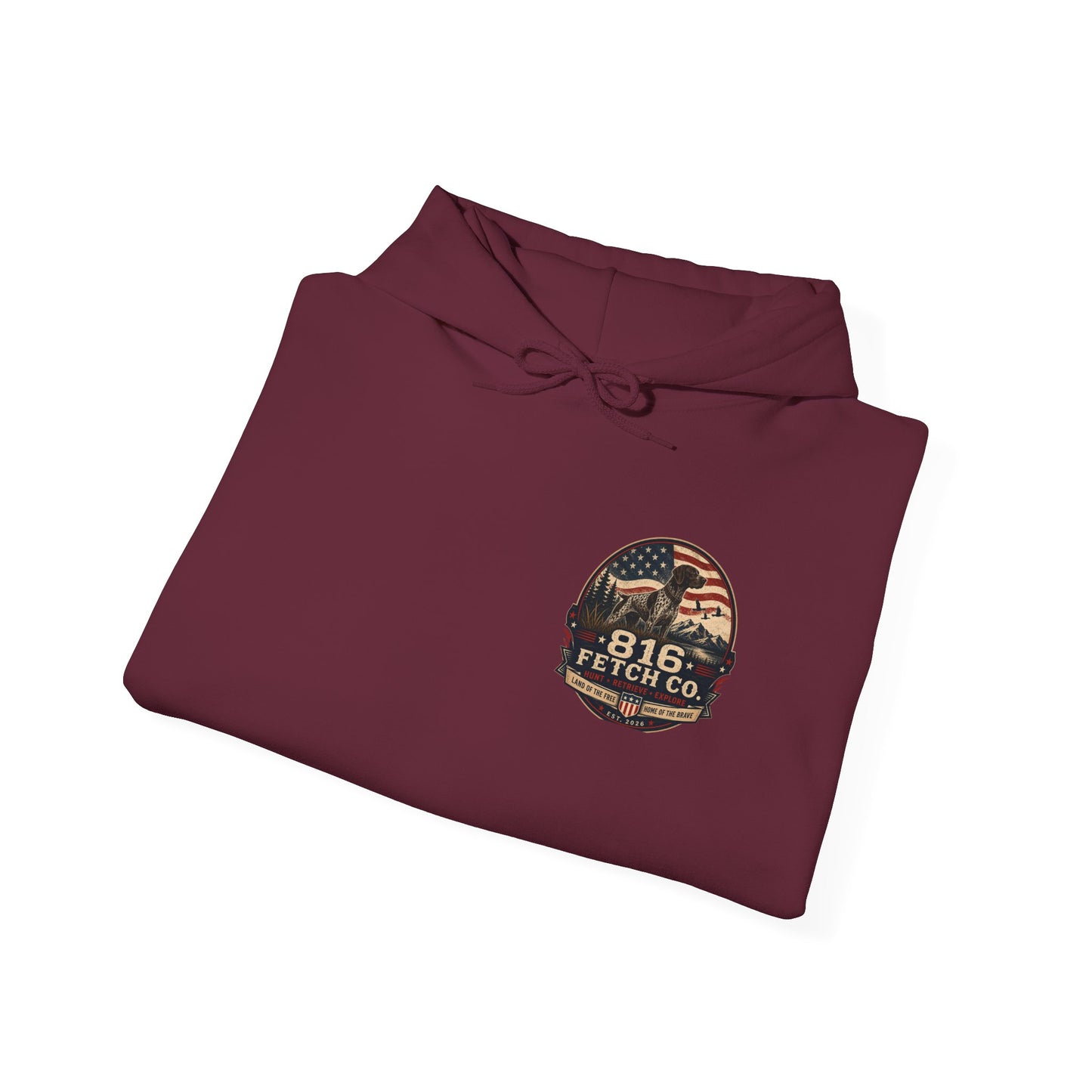 Patriotic GSP 816 Fetch Co. Hoodie - Comfort Colors