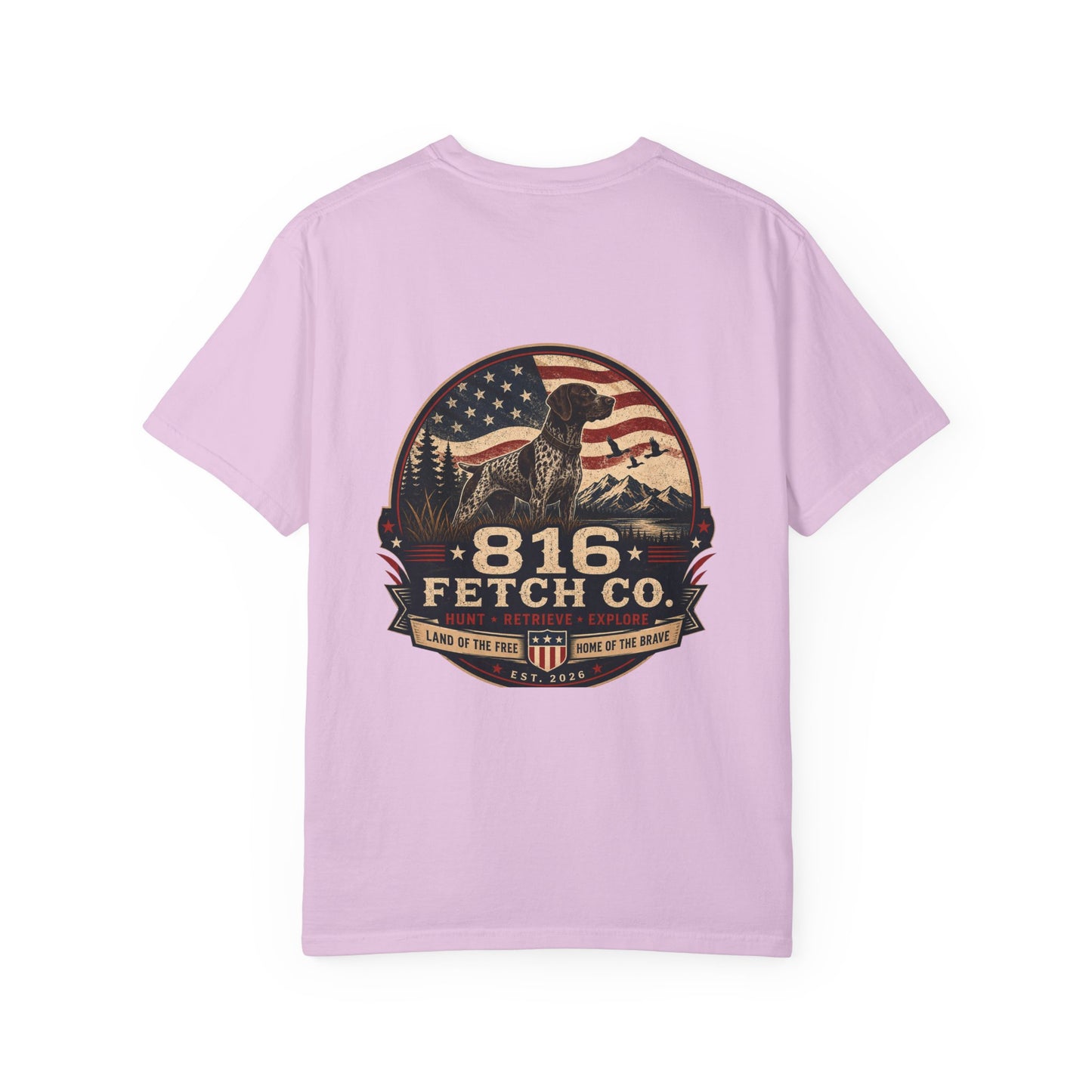 Patriotic GSP 816 Fetch Co. T-Shirt - Comfort Colors