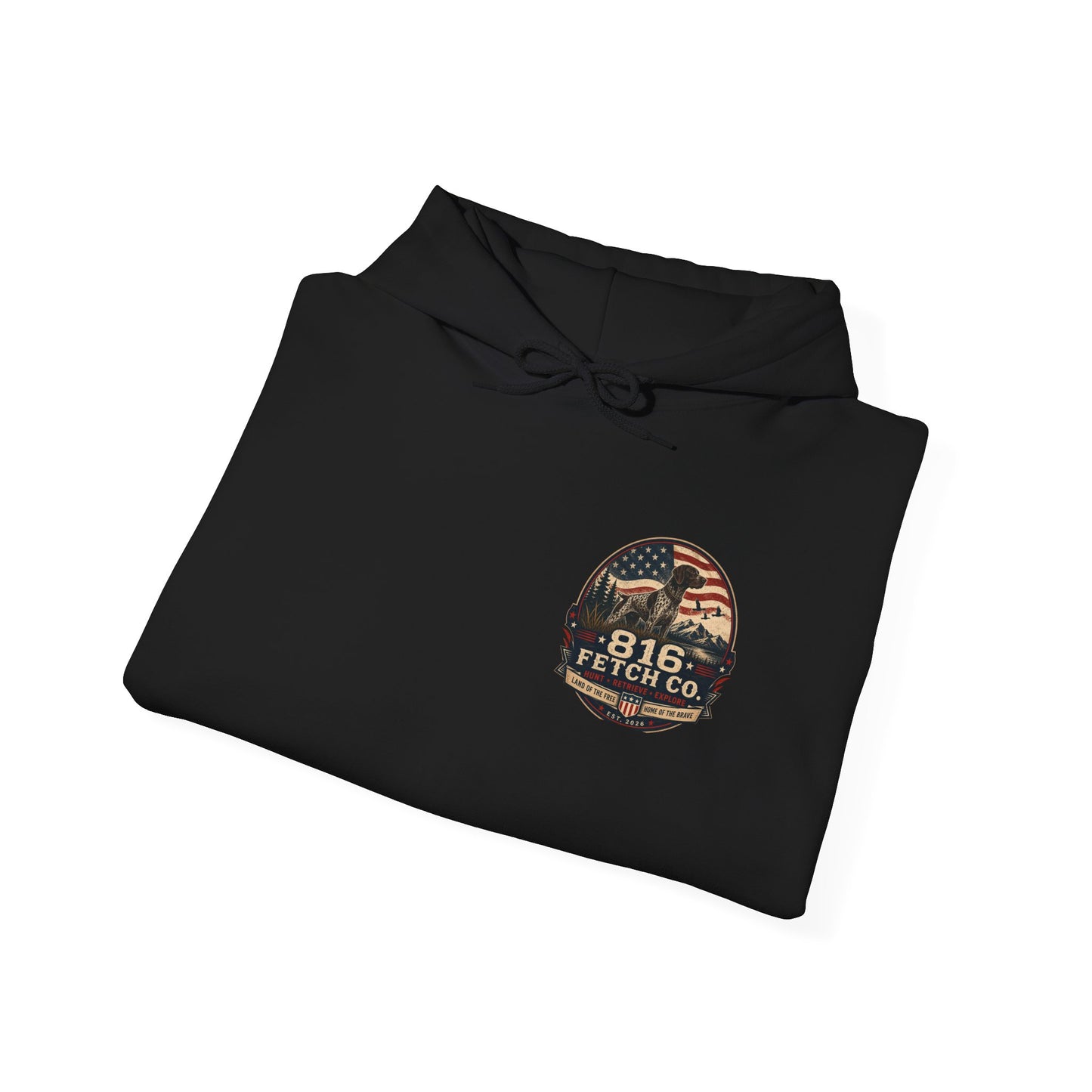 Patriotic GSP 816 Fetch Co. Hoodie - Comfort Colors