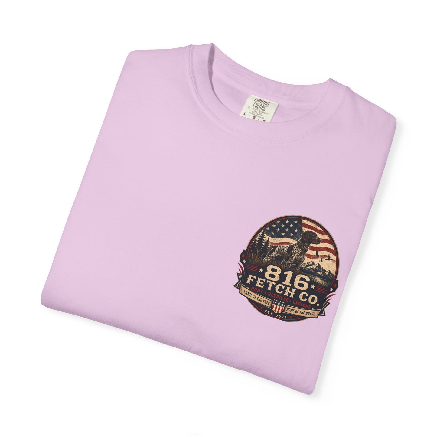 Patriotic GSP 816 Fetch Co. T-Shirt - Comfort Colors
