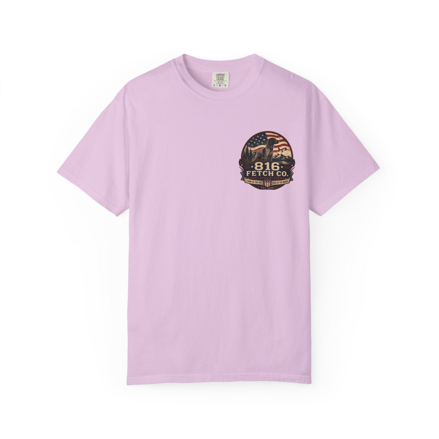 Patriotic GSP 816 Fetch Co. T-Shirt - Comfort Colors