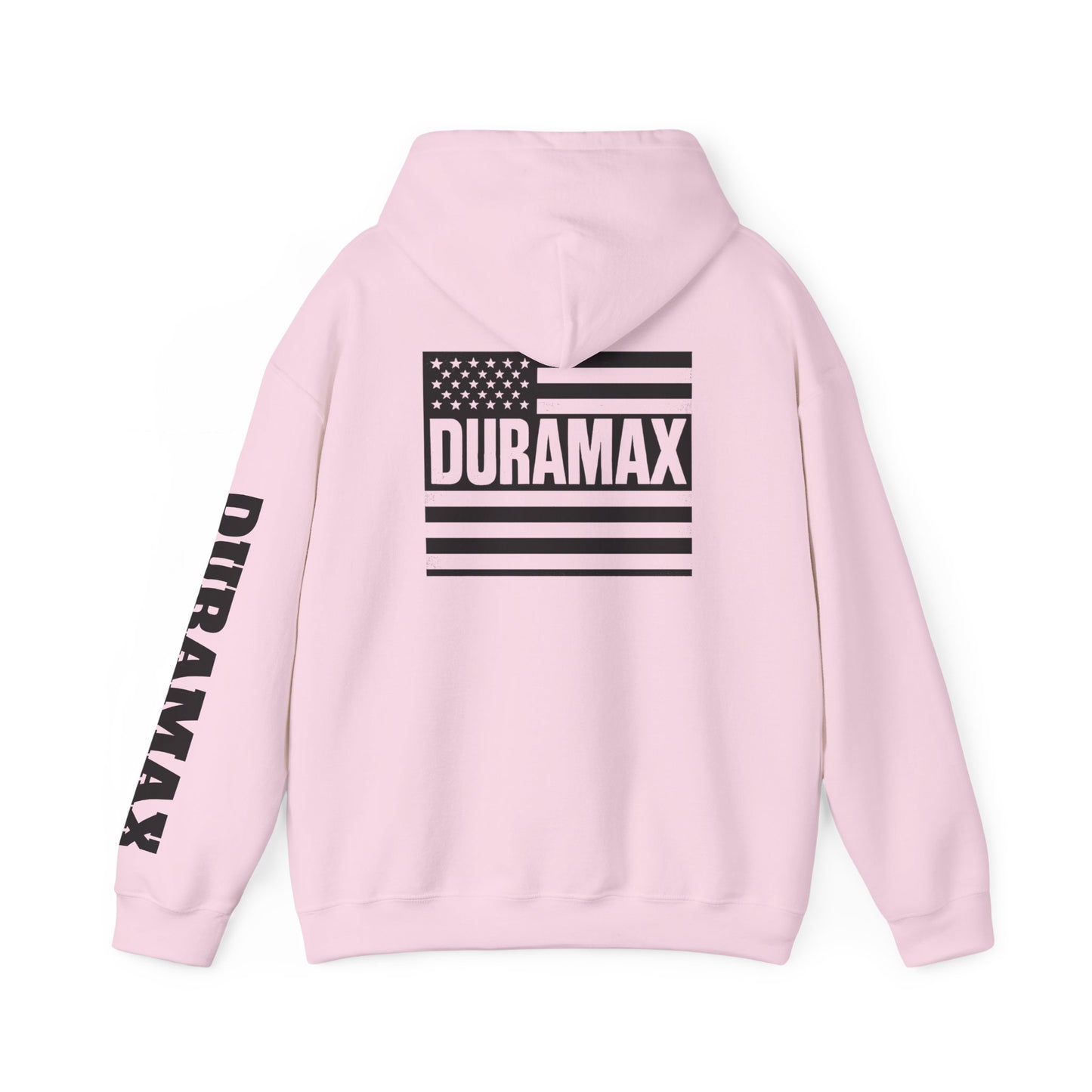Duramax Flag Hoodie - Unisex Heavy Blend Sweatshirt, Perfect for Outdoor Activities, Casual Wear, Gifts for Truck Lovers, Patriotic [...]