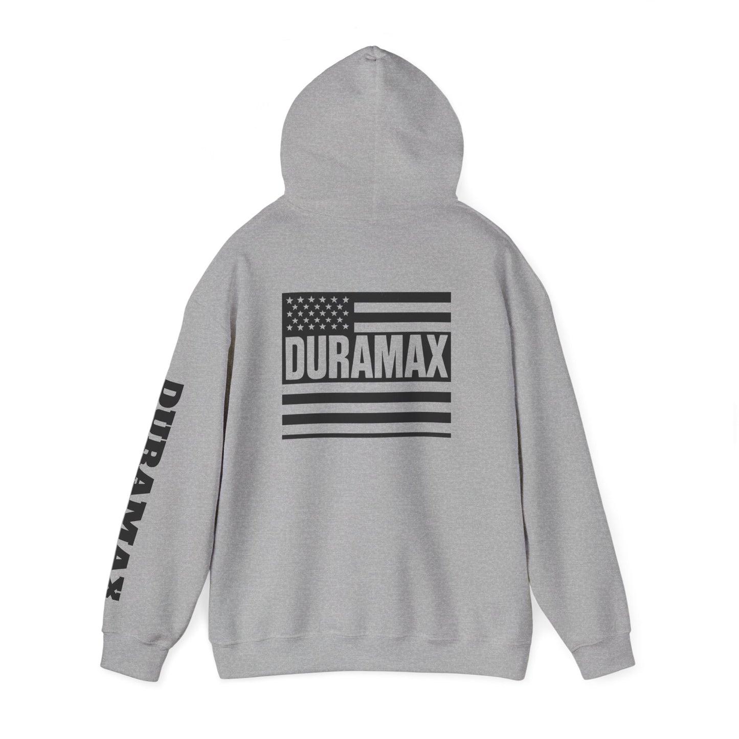 Duramax Flag Hoodie - Unisex Heavy Blend Sweatshirt, Perfect for Outdoor Activities, Casual Wear, Gifts for Truck Lovers, Patriotic [...]