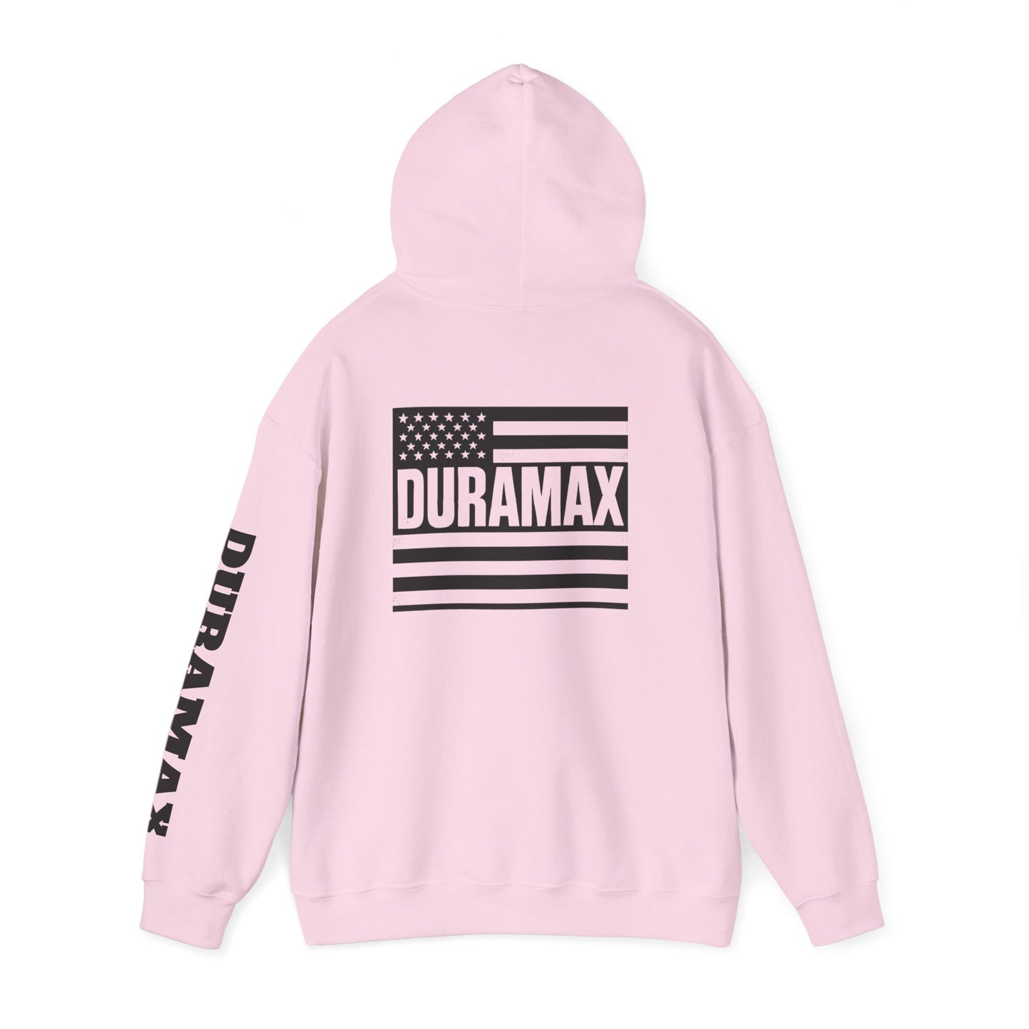 Duramax Flag Hoodie - Unisex Heavy Blend Sweatshirt, Perfect for Outdoor Activities, Casual Wear, Gifts for Truck Lovers, Patriotic [...]