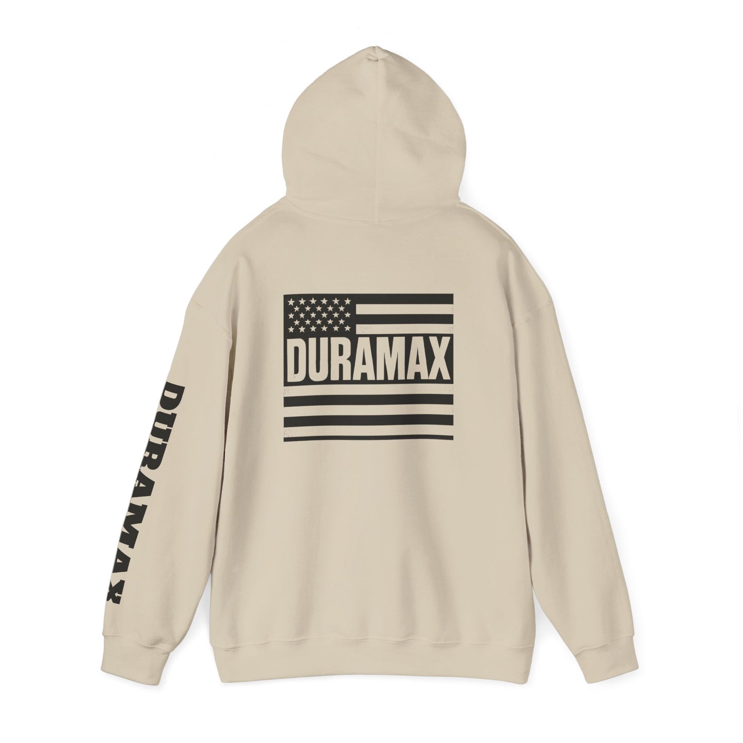 Duramax Flag Hoodie - Unisex Heavy Blend Sweatshirt, Perfect for Outdoor Activities, Casual Wear, Gifts for Truck Lovers, Patriotic [...]