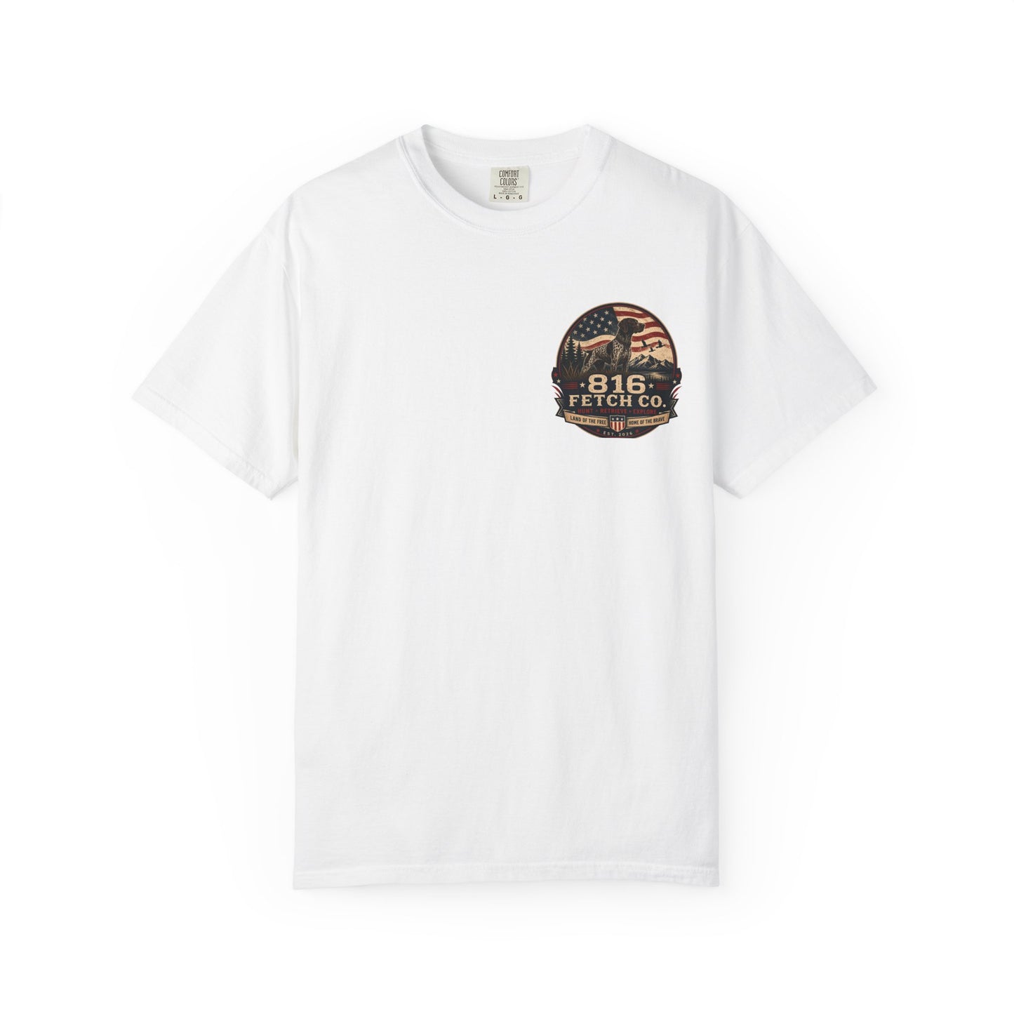 Patriotic GSP 816 Fetch Co. T-Shirt - Comfort Colors