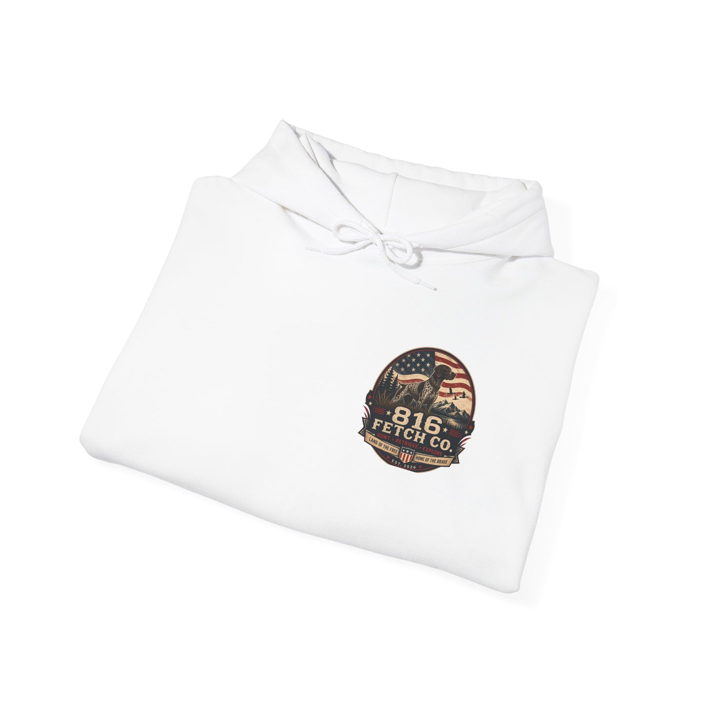 Patriotic GSP 816 Fetch Co. Hoodie - Comfort Colors
