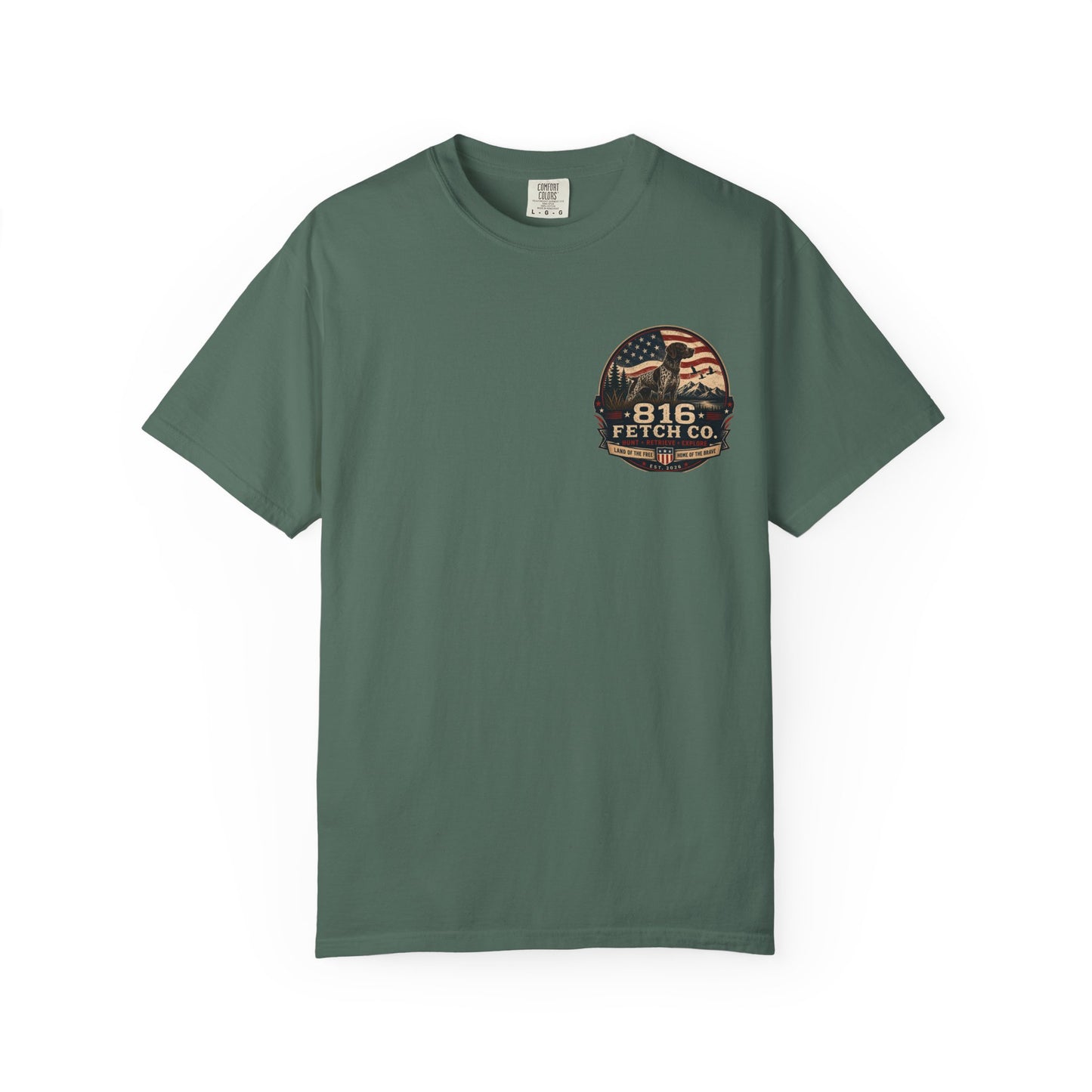 Patriotic GSP 816 Fetch Co. T-Shirt - Comfort Colors