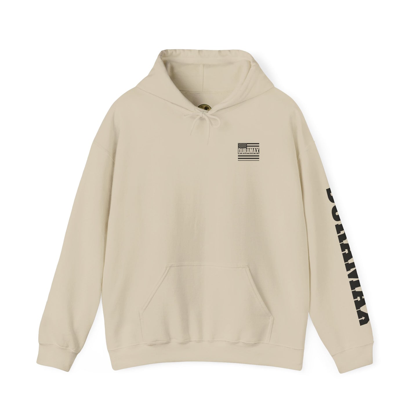 Duramax Flag Hoodie - Unisex Heavy Blend Sweatshirt, Perfect for Outdoor Activities, Casual Wear, Gifts for Truck Lovers, Patriotic [...]