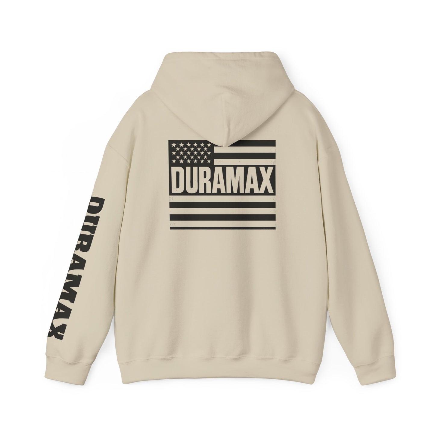 Duramax Flag Hoodie - Unisex Heavy Blend Sweatshirt, Perfect for Outdoor Activities, Casual Wear, Gifts for Truck Lovers, Patriotic [...]