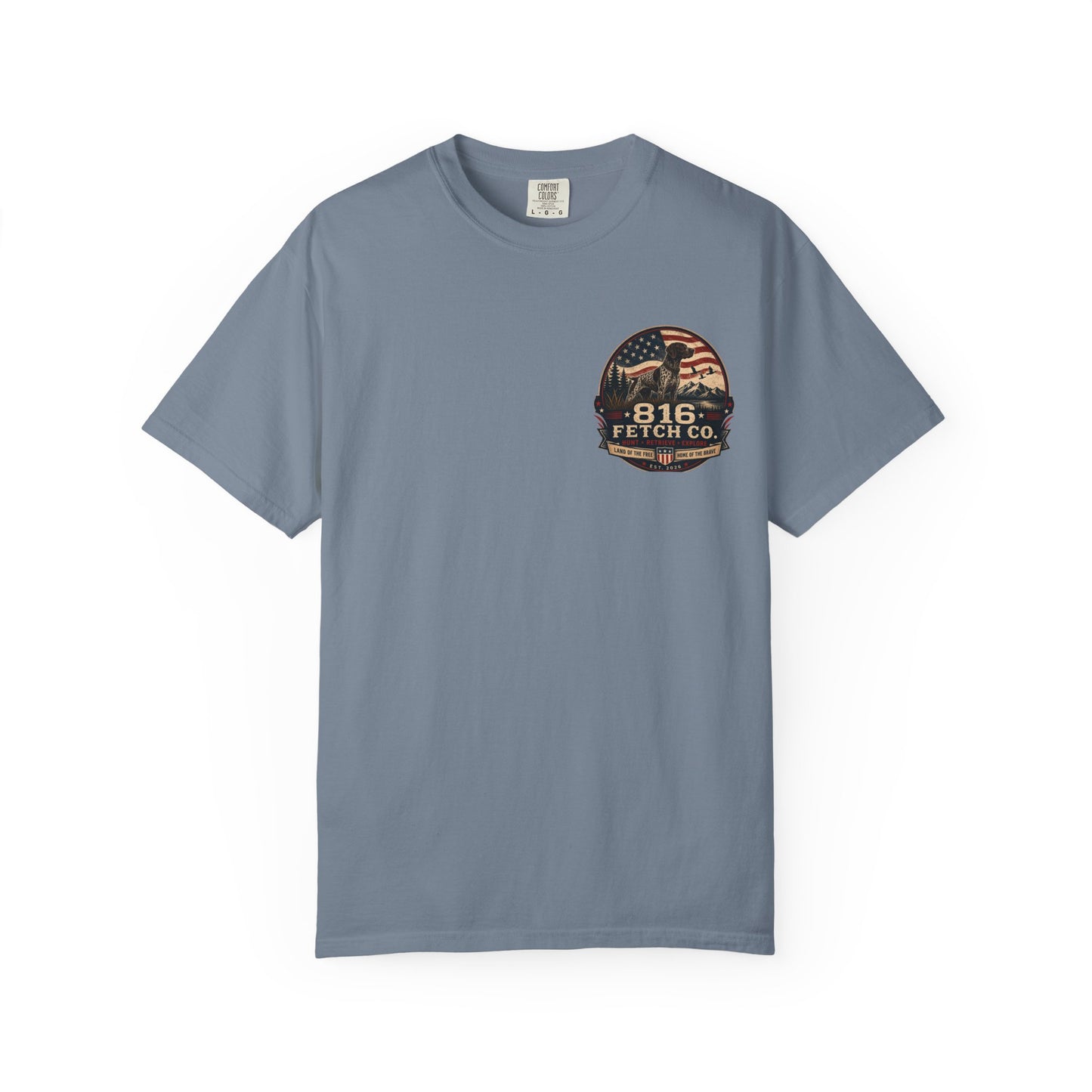 Patriotic GSP 816 Fetch Co. T-Shirt - Comfort Colors