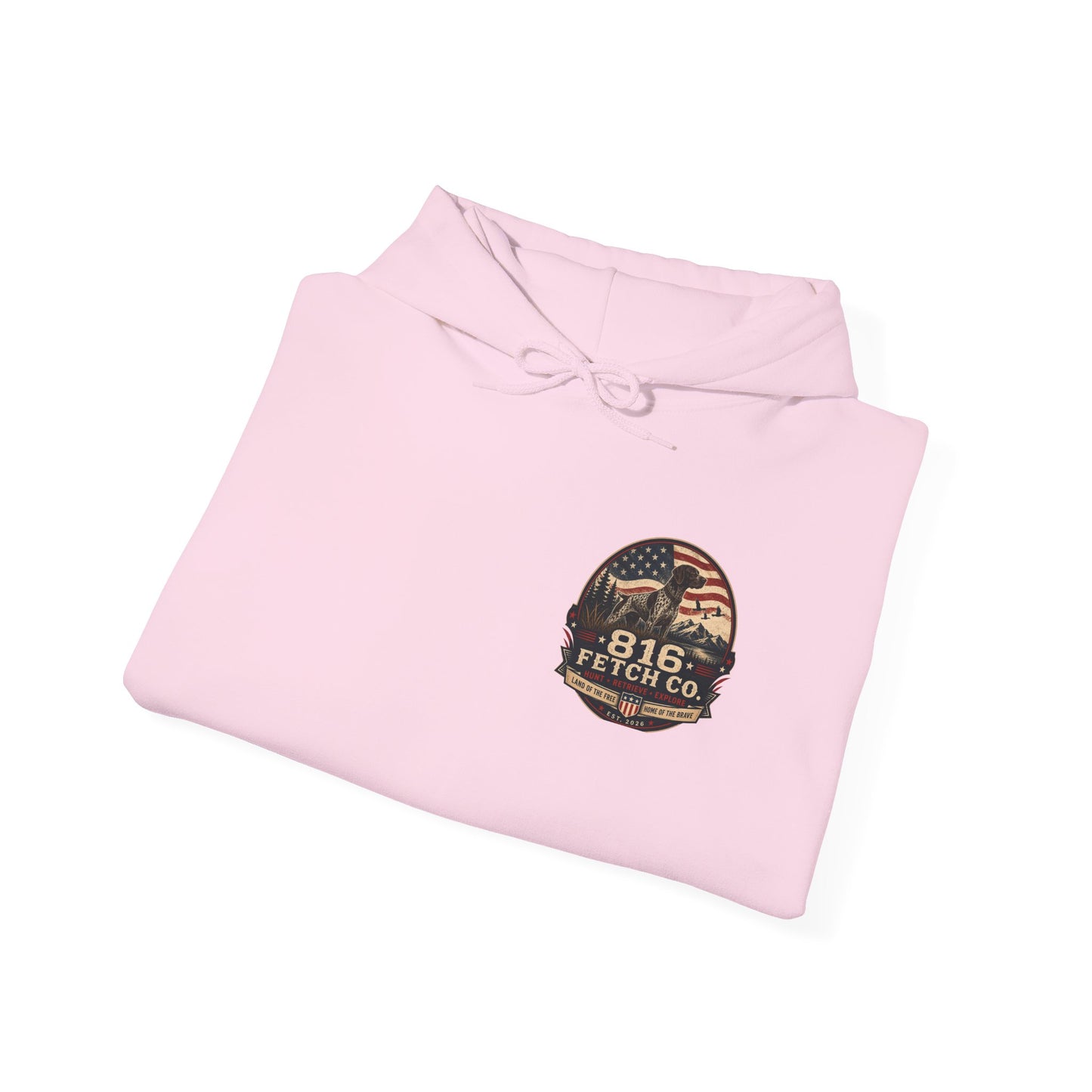 Patriotic GSP 816 Fetch Co. Hoodie - Comfort Colors